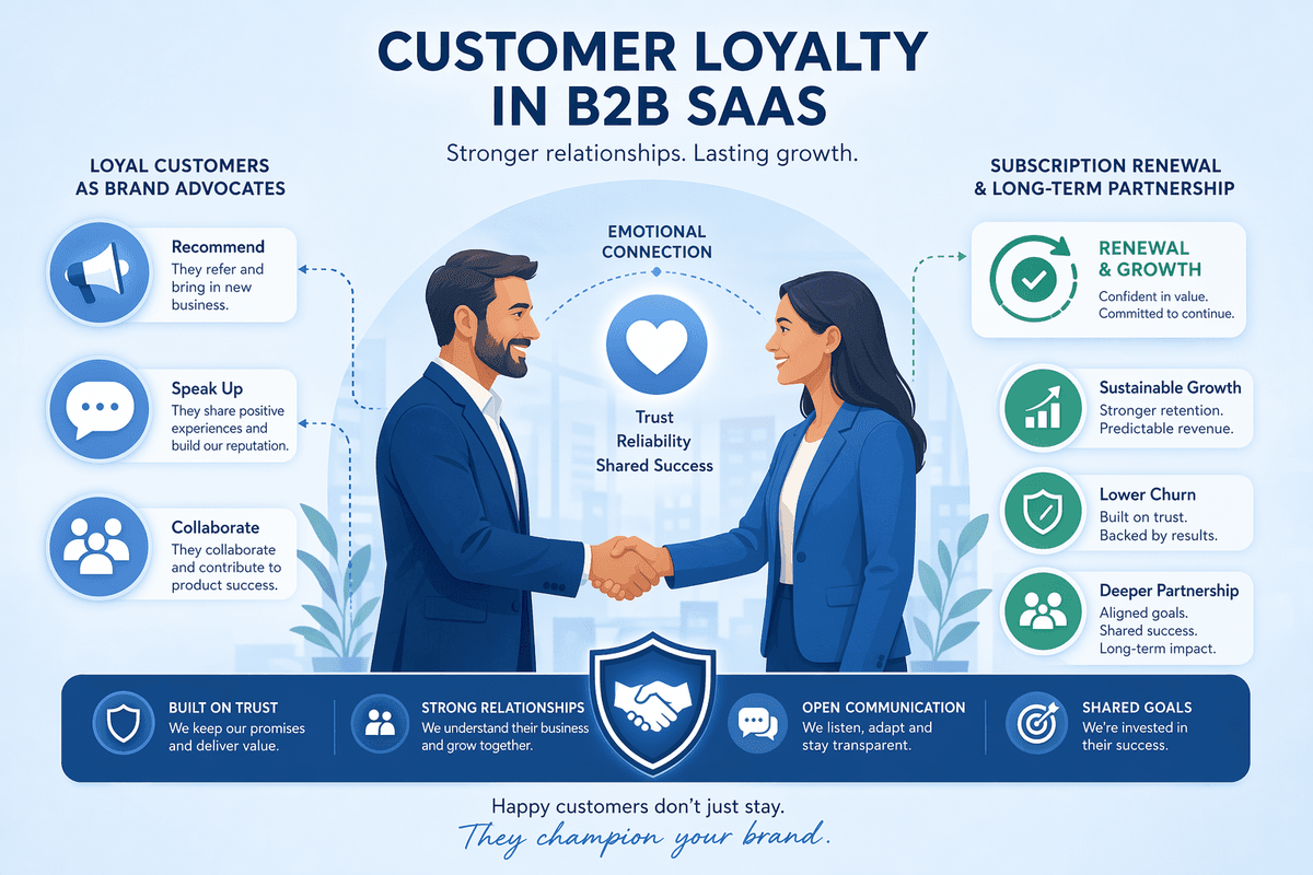 Fidélité client dans le SaaS B2B