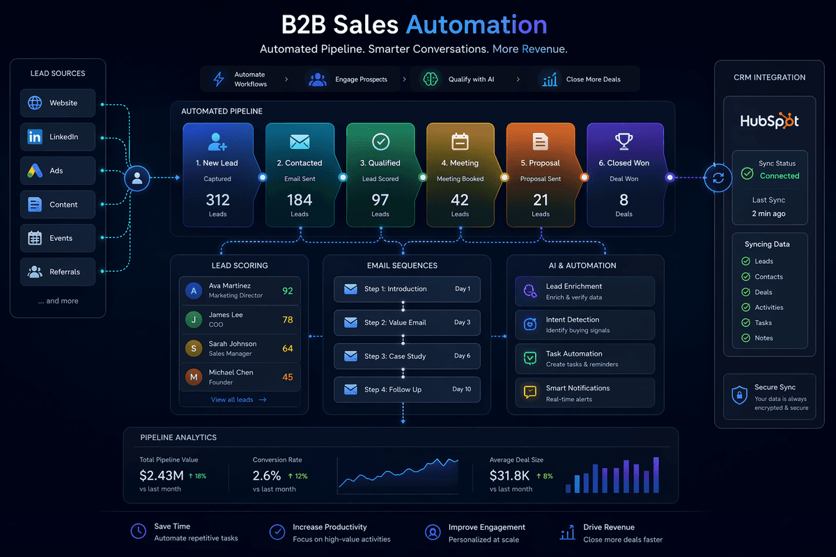 Automatisation des ventes B2B