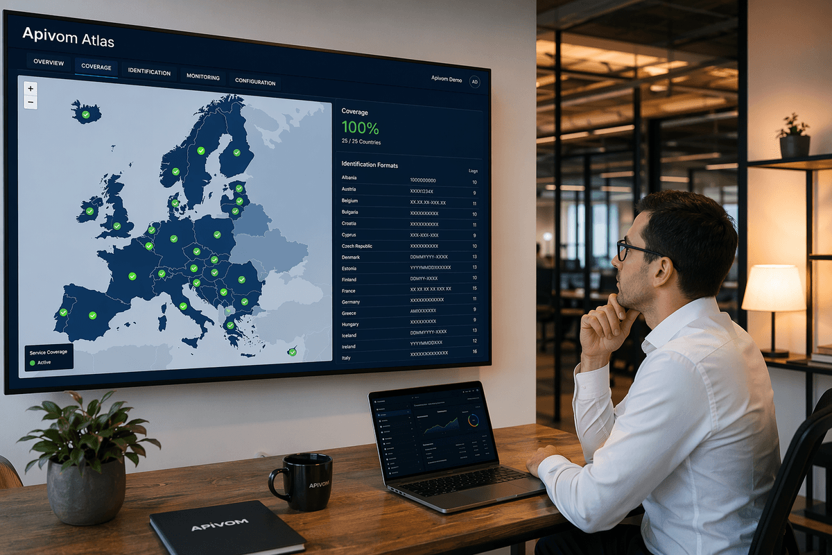 Carte de couverture de l’UE montrant les 25 pays pris en charge